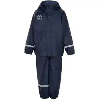Color Kids Regntøy m. Seler - PU - Dress Blues - - 4 år (104) - Regntøy