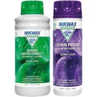 Nikwax Down Wash + Down Proof, 2x300 ml