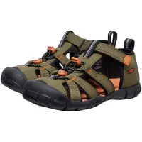 Keen Sandaler - Seacamp II CNX Y - Dark Olive/Gold Flamme - - 32/33 - Sandals
