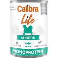 Calibra Life Can Sensitive Laks Og Ris 6x400g Hundefôr