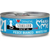 Disugual Økonomipakke Mini-Me Sterilised 24 x 85 g - Hvitfisk