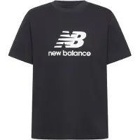 New Balance for man. MT41502 Sport Essentials Logo T-shirt black (S), Casual, Cotton, Short sleeve