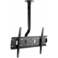 Exertis Connect Ceiling mount | Adjustable 1024mm 1224mm | VESA 200x200-800x500 | Max 75kg | Black