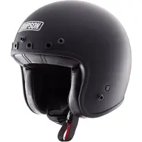 Simpson Chopper Solid Ece22.06 åpen Hjelm