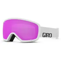 Giro Stomp Flash, Hvit, Unisex, Sfærisk linse, Hvit, Rosa, S2
