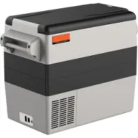 Vevor bilkjøleskap, 12 volt bilkjøleskap, 52 l bærbar fryser med to soner, justerbart temperaturområde -4℉-50℉, 12/24V DC og 100–240V AC kompressorkjøler for utendørs, camping, reise, bobil