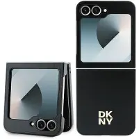DKNY Samsung Galaxy Z Flip6/Z Flip7 FE Stack Logo Deksel - Svart