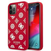 GUESS GUHCP12LLSPEWRE iPhone 12 Pro Max 6,7" rød/rød hard koffert Peony Collection