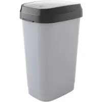Curver 241270 Dual Swing 50l 31x42x62 Cm Søppelbøtte