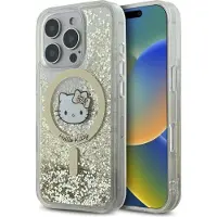 Hello Kitty Liquid Glitter Fever MagSafe-etui for iPhone 16 Pro Max - Gull
