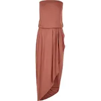 Urban Classics Viscose Ermeløs Lang Kjole