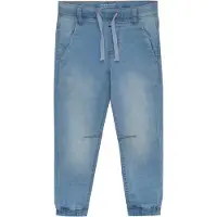 Minymo Jeans - Loose Passform - Light Dusty Blue - - 9 år (134) - Jeans