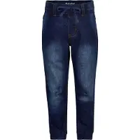 Minymo Bukser - Stretch Loose Passform - Mørkeblå Denim - - 2 år (92) - Jeans
