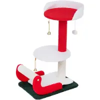 TIAKI klorestolpe julekjelke - rød, hvit, grønn