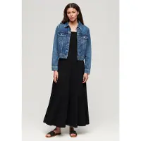 Superdry Smocked Cami Ermeløs Lang Kjole
