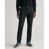 Gant for man. 1505220 Chinos slim fit Tech Prep trousers black (30/32), Casual, Cotton