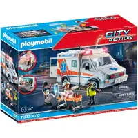 Playmobil Ambulance, Kjøretøy, 4 år, AAA, Flerfarget