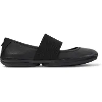 Camper for woman. 21595-242 Right Nina black leather ballerinas (41), Flat, 1 to 3 cm, Casual