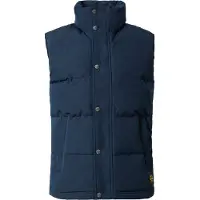 Superdry for man. M5012151A Hoodless waistcoat Everest navy (S), Casual, Sustainable, Recycled nylon
