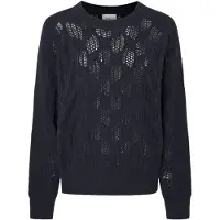 Pepe Jeans for woman. PL702201 Hedra navy jumper (M), Casual, Cotton, Sustainable