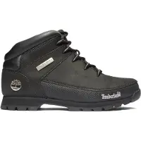 Timberland for man. TB06361R0011 Euro Sprint Hiker Leather Ankle Boots Black (46), Flat, Laces, Casual, Sport, Outdoor