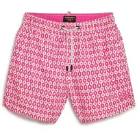 Superdry for man. M3010231A Printed swimming costume made from recycled material pink (L), Beachwear, Sustainable, Recycled polyester