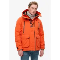 Superdry for man. M5011922A Ultimate Emb Windbreaker Jacket orange (L), Casual, Recycled Polister, Sustainable