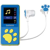 Lenco XEMIO-560BU, MP4 Player, 8 GB, LCD, 30 g, Blå, Hodetelefoner