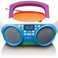 Lenco SCD-41 - Portable FM Radio and CD/USB-player - Multi colour