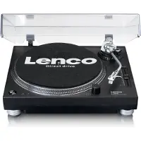 Lenco L-3809 Direct Drive USB Turntable Black