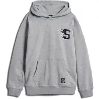 SOMETIME SOON Horizon Hoodie Grey Melange (134 / 9 år)