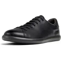 Camper for man. K101003-001 Leather Sneakers Pelotas Soller black (41), Flat, Laces, Casual