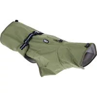 TIAKI hund mackintosh oliven - Rygglengde: ca. 60 cm