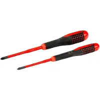 Bahco Insulated Ergo Thin Phillips With Tri-component Handle 2 Pack Skrutrekkersett