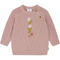 Hust and Claire Genser - Strikk - Panya - Dusty Rose m. Blomster - - 74 - Genser