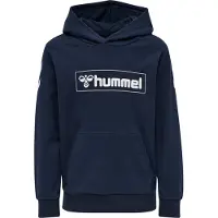 Hummel Hettegenser - hmlBox - Navy - - 4 år (104) - Hettegenser