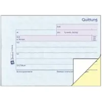 Avery Zweckform - Kvittering - 40 ark - A6 (105 x 148 mm) - dublett - karbonfri