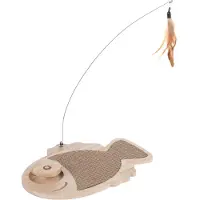 TIAKI trefisk til å klore og leke med - L 36 x B 26 x H 4 cm