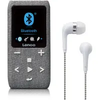 Lenco Xemio-861, MP4 Player, 8 GB, TFT, USB 3.2 Gen 1 (3.1 Gen 1), FM-radio, Grå