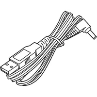 Panasonic K2GHYYS00002 - USB-strømkabel - USB hann til power DC jack hann - for HC-V260, V270, V380, V750, V770, VX870, VX980, VXF990, W570, W580, W850, WX970