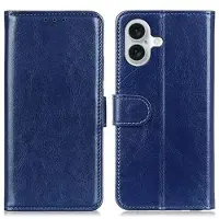 Mtp Products iPhone 16 Lommebok-deksel med Magnetisk Lukning - mørkeblå