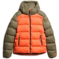 Superdry for man. M5011903A Colour Sport Jacket green, orange (XL), Casual, Polyester