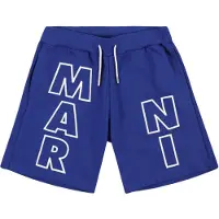 MARNI Shorts - Blå m. Hvit - - 8 år (128) - Shorts