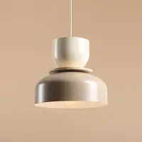 Aldex Hengelampe Uto, beige/krem, Ø 30 cm, metall