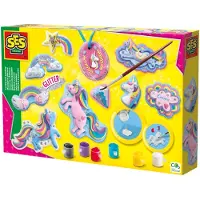 SES Creative - Støp og maling - Glitter - Enhjørninger - - OneSize - Kreativt leker