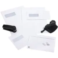 Other Konvolutt Mailman C5 PS hvit, dekkremse, 500 stk.