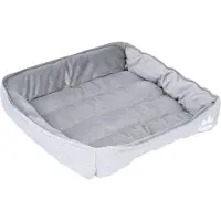 TIAKI koselig seng Basic Grey - Størrelse M: L 78 x B 55 x H 16 cm