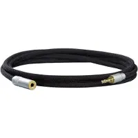 Dynavox 207378 Audio Forlængerkabel [1x Jacktilslutning 3,5 mm - 1x Jackstik 3,5 mm] 1.50 m Sort