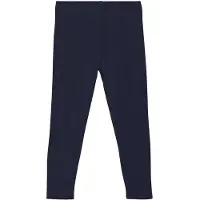 Minymo Leggings - Bambus - Dark Navy - - 7 år (122) - Leggings