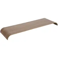AYTM Curva brett, valnøttfarget, 81 x 25 x 5 cm, tre